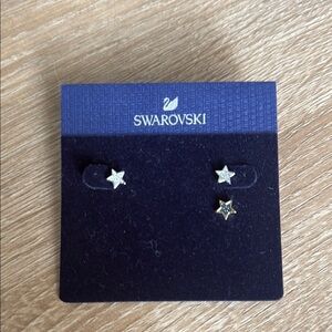 Swarovski Gold Star Jewelry Earrings
